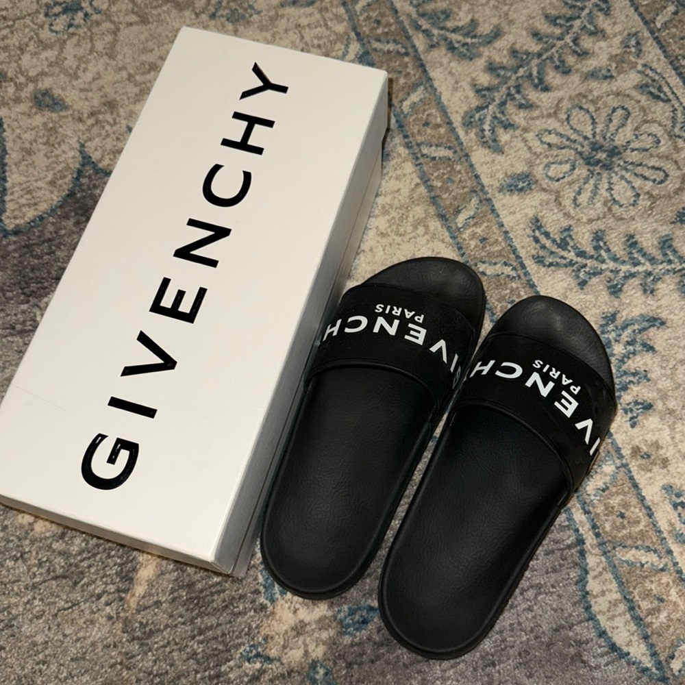 Givenchy Black Slides - image 2